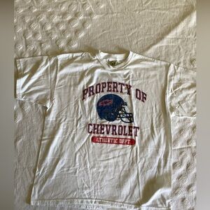 Round Trip Chevrolet Ethanol E85 football t shirt-SZ XL
Pit to pit 22”
Length 28